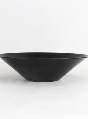 新中式金属圆盘永生苔藓造景盆景样板间酒店大堂托盘摆设软装饰品