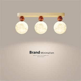 长条过道灯奶油风走廊灯阳台吸顶灯简约现代氛围感玄关衣帽间灯具