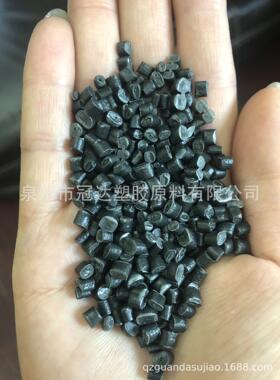 河北沧州出售红色PE再生料颗粒低压再生造粒料注塑HDPE中空桶料