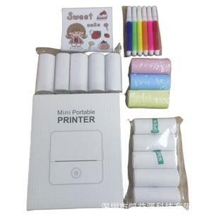 便携式 printer 口袋打印机不干胶打印纸照片热敏打印机标签机mini