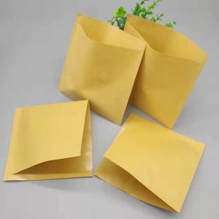 现货 三角牛皮纸袋包子烧饼锅盔袋烧烤煎饼生煎包防油纸袋