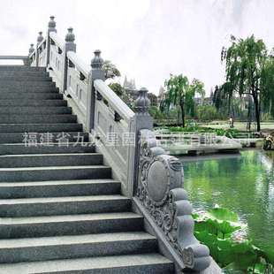 石雕石桥汉白玉小石桥公园别墅庭院花园饭店户外景观中式桥石拱桥