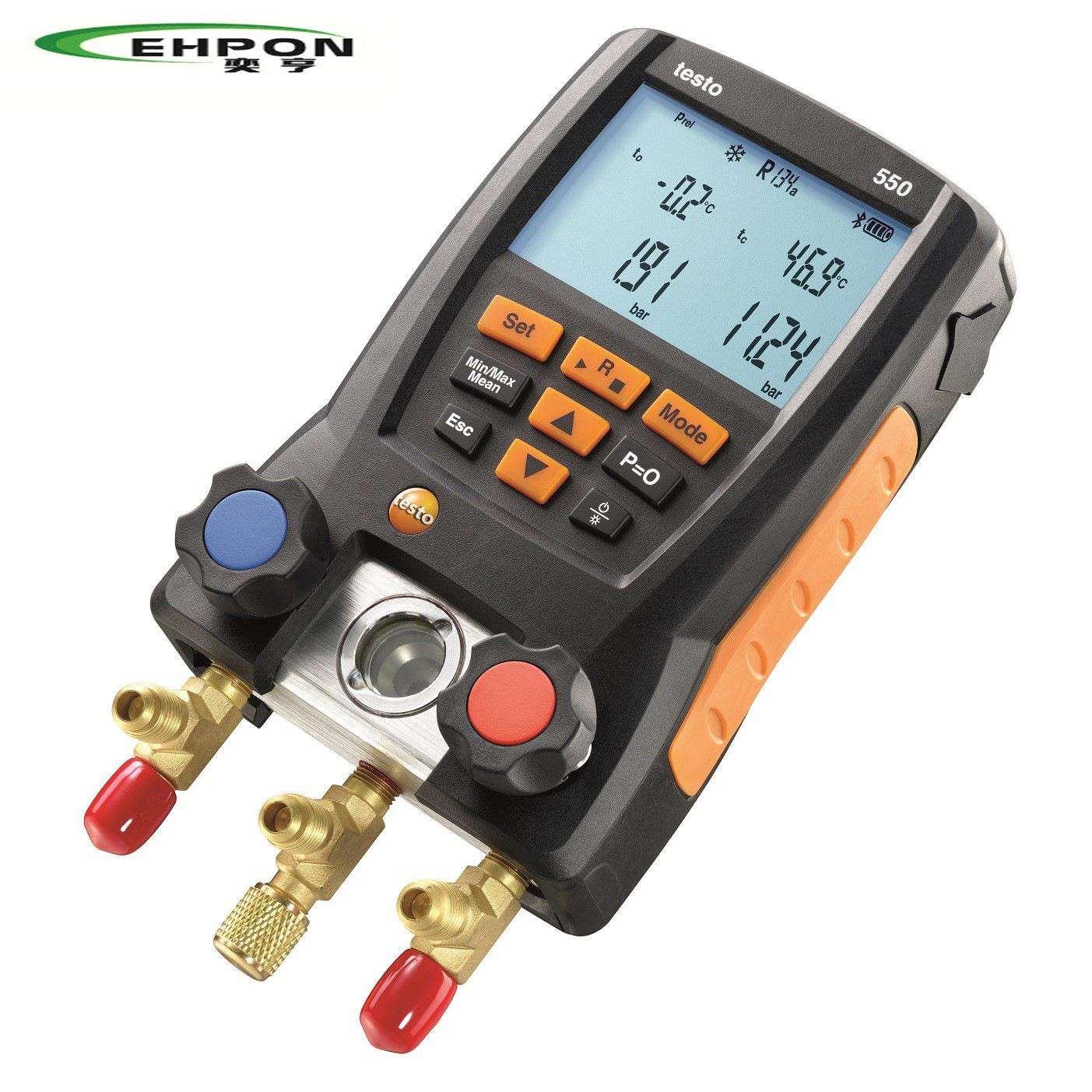 testo550电子歧管仪,testo 550电子压力表数字压力表数显