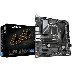 GIGABYTE B760M DS3H DDR5主板适用CPU 13700KF\13600KF\14700KF
