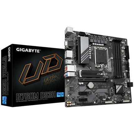 GIGABYTE B760M DS3H DDR5主板适用CPU 13700KF\13600KF\14700KF