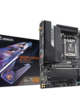 技嘉B650M AORUS ELITE AX小雕台式机电脑主板AM5适用7600X/7700X