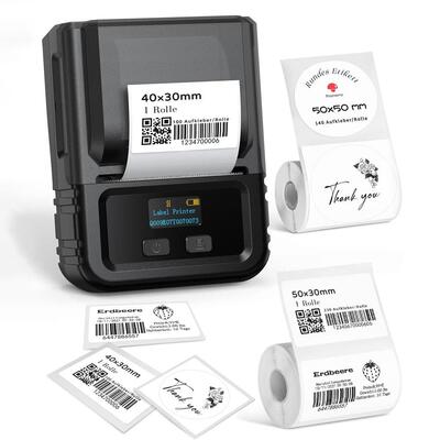 跨境智能商用标签打印机珠宝条码打印mini printer蓝牙热敏打印机