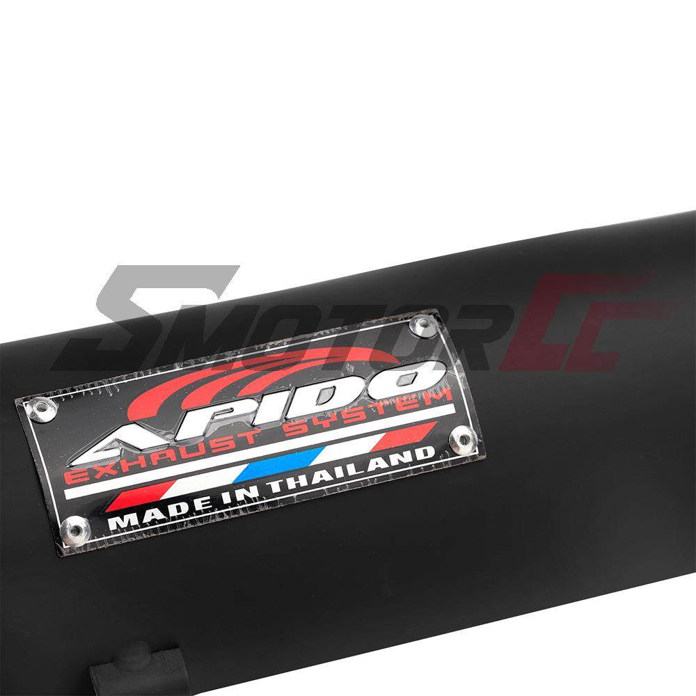 摩托车改装踏板车公鸡排气管WEVA110 125泰国菲律宾改装排气