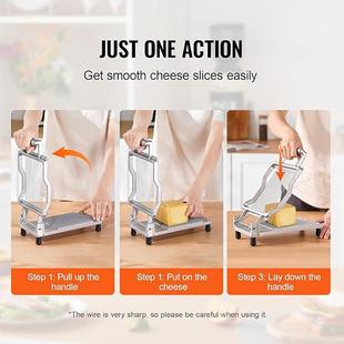 面包芝士奶酪商用切片机 304不锈钢刀版奶酪吐司多功能手动切条机