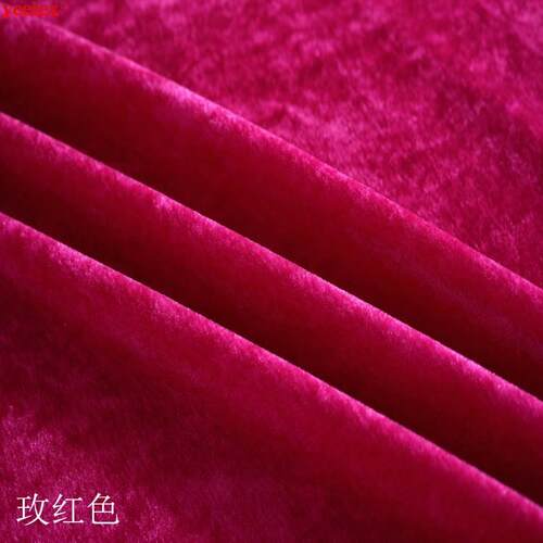 金丝绒布料绒布面料加厚黑色红色会议室办公桌布地摊摆摊桌布定制