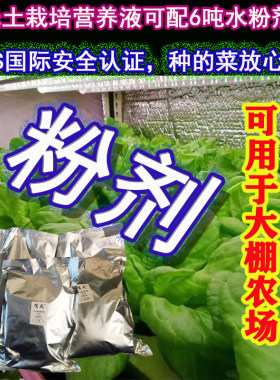 儒风无土栽培水培果蔬叶菜草莓黄瓜西瓜番茄促进生长型营养液粉剂