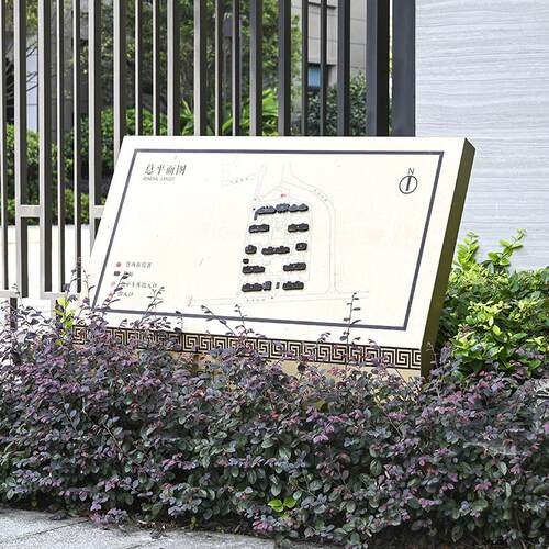 厂家方向导视牌立式小区标识牌公园物业指示牌户外立牌引导牌