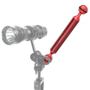 潜水照明补光灯臂 水下摄影灯臂浮力筒 直径20.8mm碳纤维浮力棒