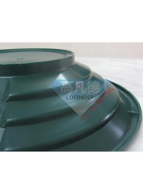 350*76mm 绿色筛金沙盆 绿色筛金盆矿业物探仪器