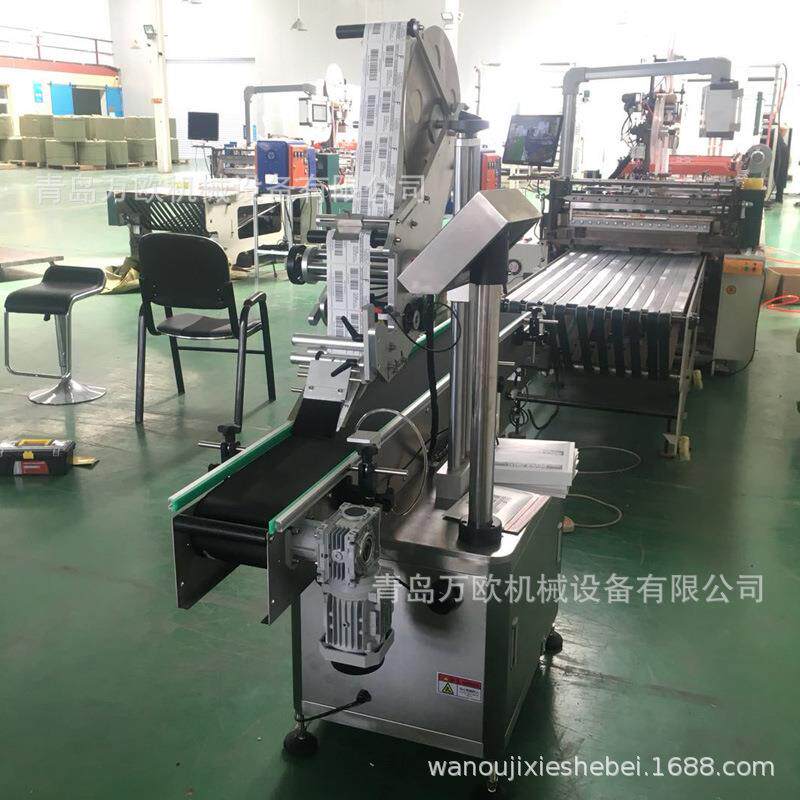 直供全自动平面贴标机 袋子 卡片 纸箱 泡沫箱贴标平面自动标签机