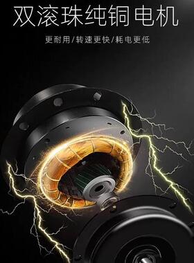 黑色换气扇欧规排风扇ventilation带开关线exhaust fan厨房大风量