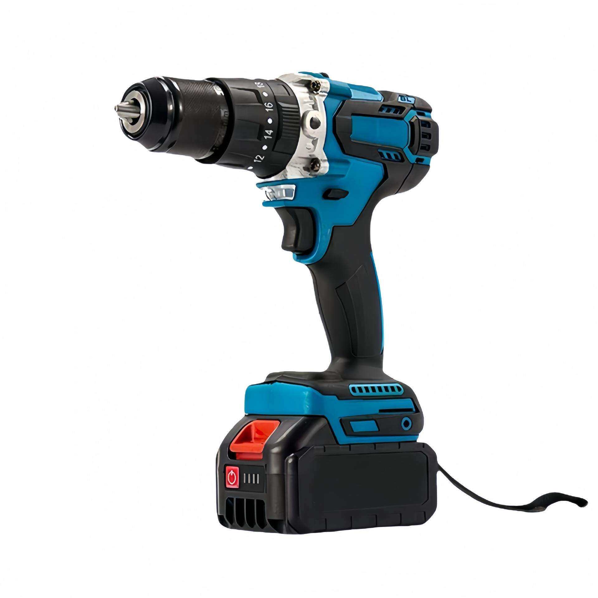 大功率13MM三功能无刷电机冲击钻耐用持久手持锂电钻 支持快充