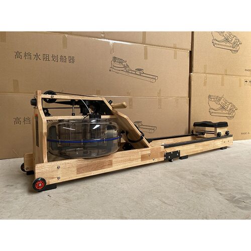 水阻划船机商用健身器材划船器健身房家用折叠调阻Rowing Machine