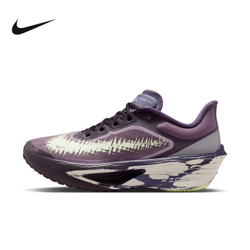 NIKE耐克女鞋Zoom Fly 6碳纤维轻盈回弹公路竞速跑步鞋IR7598-676