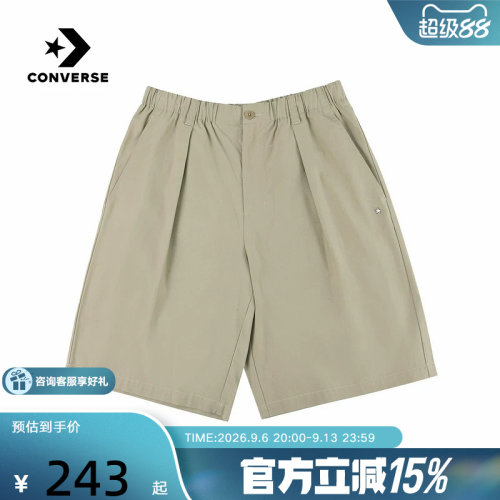 匡威（Converse）新品2026秋男梭织短裤 MCK063-J3W