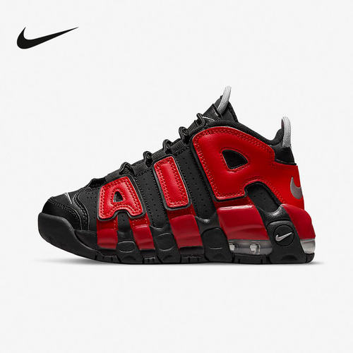 Nike耐克AIR MORE UPTEMPO幼童运动童鞋新款部分皮面 DM0019-001
