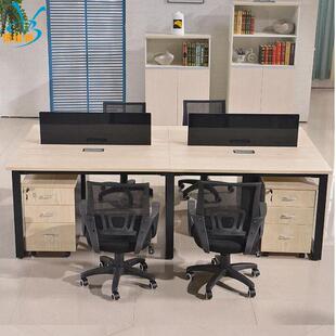 商业办公室卡座工位桌财务室财务桌简约现代职员办公桌四人位组合