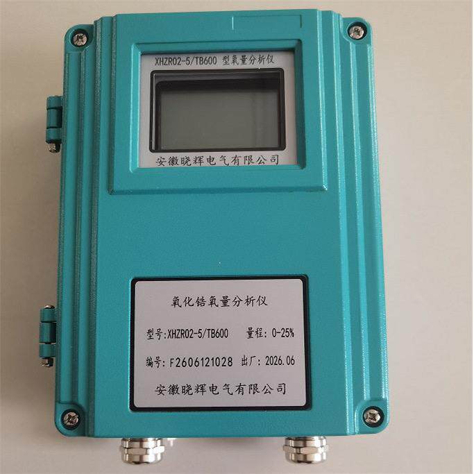 XHZRO2-5/TB600氧化锆氧量分析仪量程0-25%壁挂式液晶显示表头