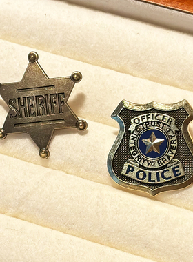 朱迪狐尼克警察胸针疯狂动物城兔子cos 道具卡通配饰品小礼物徽章