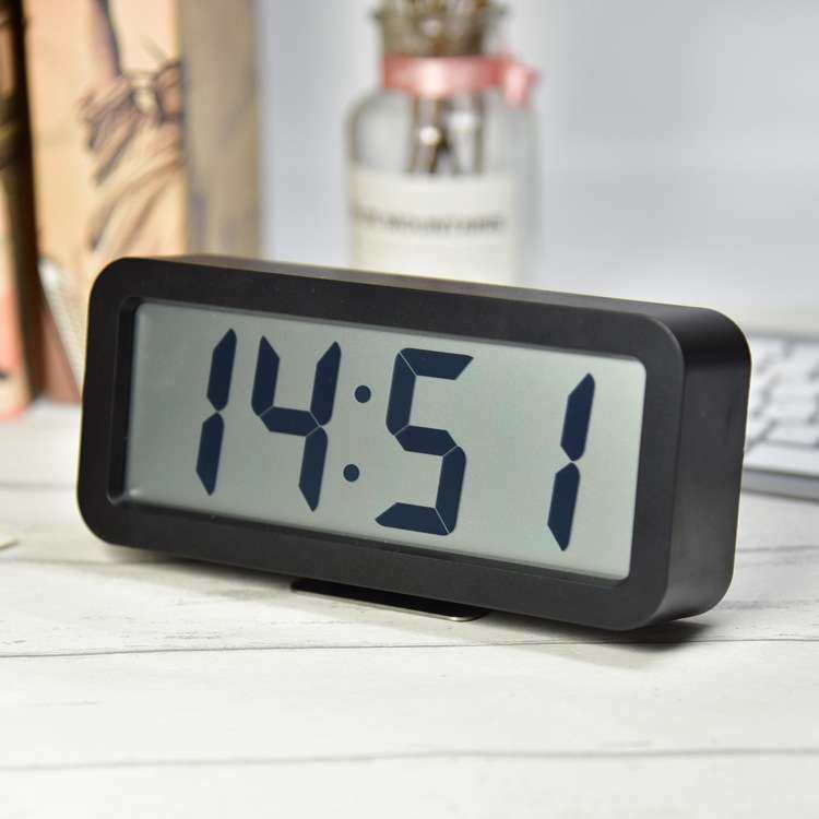源头厂家数字大屏挂钟台挂两用钟儿童学生桌面床头万年历音乐座钟