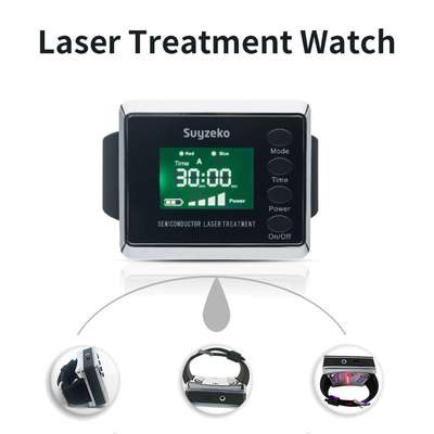 red light therapy watch cold laser therapy wrist watch
