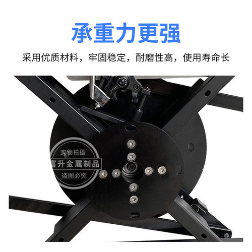 方桌可变圆桌旋转导轨可伸缩旋转多功能架方变圆餐桌