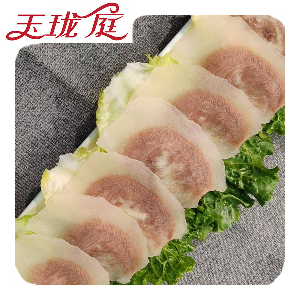 商用火锅食材玉珑庭带皮牛头肉片图片