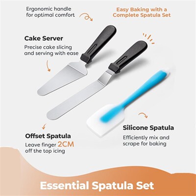 Aluminium Cake Turntable Set Baking Tools Cake Decorating