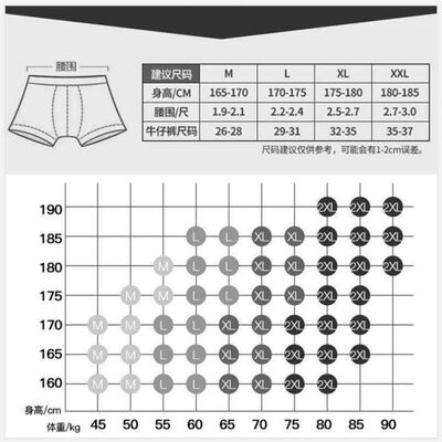 Cotton mens underwear mens boxers net through u convex des