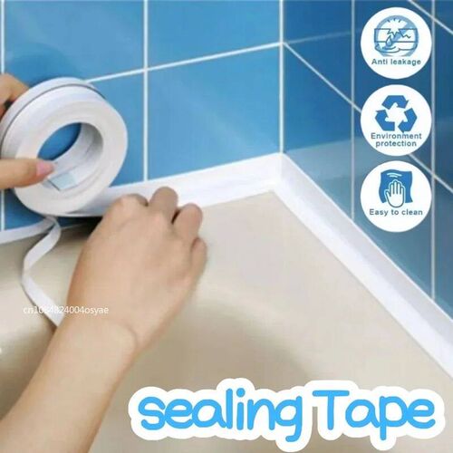 1 Roll PVC Sealing Tape For Bathroom Kitchen Caulk Strip Tap