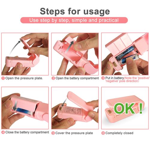 Mini Heat Bag Sealing Machine Package Sealer Bags Thermal Pl