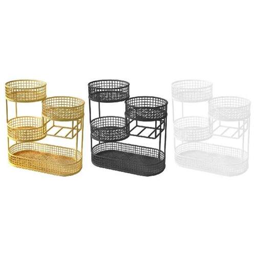 Countertop Fruit Basket Serving Bowl, Space Saver Stand,