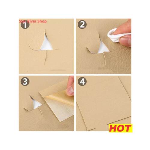 35138CM SelfAdhesive Leather Repair Sticker for Car Seat S