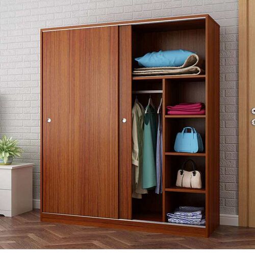 Wardrobe Home Bedroom sliding door Simple Modern Solid Wood