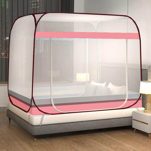 Yurt Mosquito Net Portable Camping Tent Single Double Bed