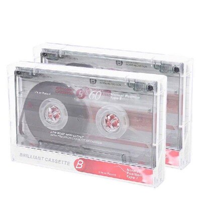 Cassette Blank Tape Player Empty 60 Minutes Tape Recording
