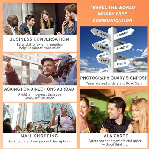 2025 New AI Smart Voice Translator 138 Languages Portable Su