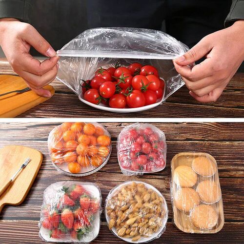 Reusable Disposable Food ver Plastic Wrap Durable Elastic Fo