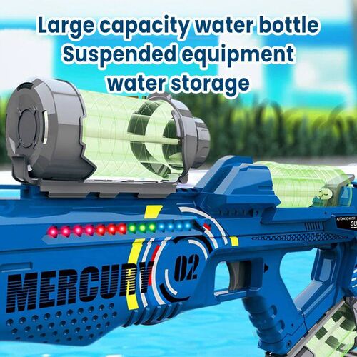 Fully Automatic Luminous Water Blaster Gun, Electric Continu