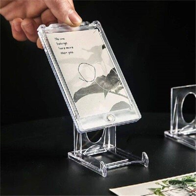 10pcs Mini Acrylic Plate Stands Multipurpose Display Holder