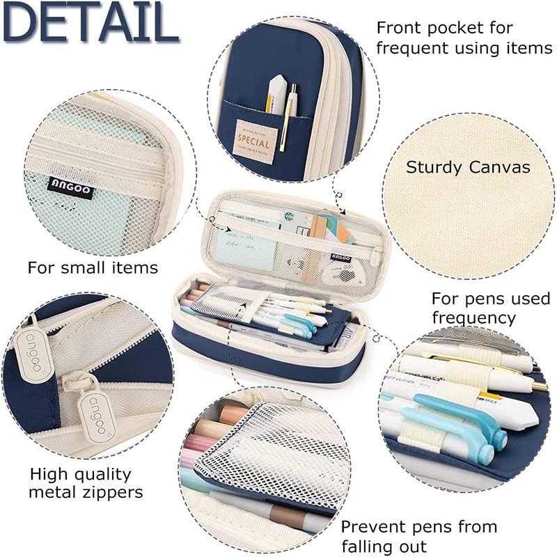 Kawaii Pencil Case Korean Pouch for Girls Large Capacity图片