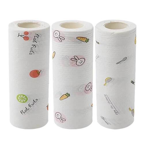 Lazy Cloth Disposable Kitchen Towels, Highly Absorbent and O