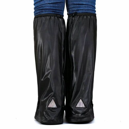Rain Boots Waterproof Overshoes Snowing Raining Long Shoes v