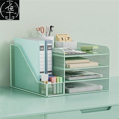 Desktop storage shelf File storage box Office supplies