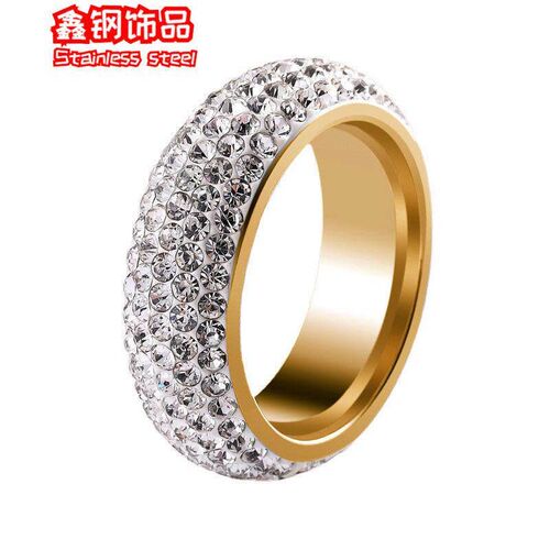 High Quality 316L Stainless Steel Rings For Women Full Size